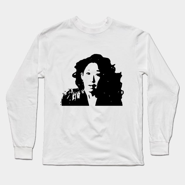 Sandra Oh - Killing Eve Long Sleeve T-Shirt by firelighter